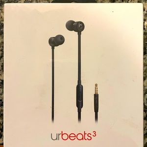 Beats by Dr. Dre urBeats3 In-Ear Headphones with 3.5mm Connector (Black) New